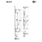 96.415 LOCKING UNIT AND STRIKE PLATE SECONDA ANTA FORZA 7 AD INFILARE MOTTURA