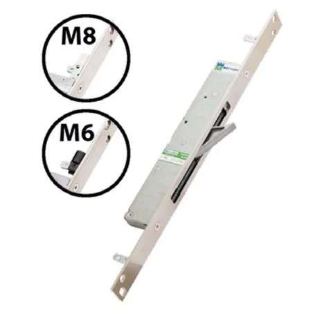 MOTTURA 96.406 CHIUSURA E FERROGLIERA DI RISCONTRO CON MANIGLIA E LEVA PER SECONDA ANTA FORZA 7