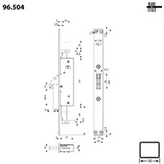 96.504 ADDITIONAL LOCKING POINT SHARK AD INFILARE HOOK BOLT MOTTURA