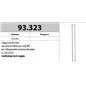 MOTTURA 93.323 ASTE Ø8 PER SERRATURE SERIE 47