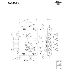 MOTTURA 52.J500 REPLAY RECODABLE DOUBLE-BITTED LATERAL RIM LOCK
