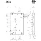MOTTURA 64.568 SERRABLINDA THREE-POINT RIM DOUBLE-BITTED LOCK