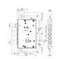 MOTTURA 72.578 SERIES 72 LATERAL RIM DOUBLE-BITTED LOCK 25 MM MOTTURA 72.578 SERIES 72 LATERAL RIM DOUBLE-BITTED LOCK 25 MM