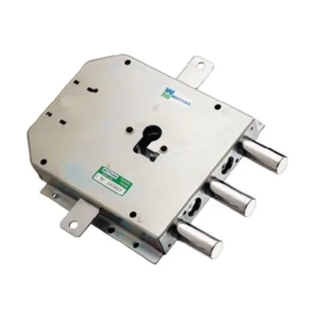 MOTTURA 85.558 SERRATURA A CILINDRO EUROPEO PER PORTA BLINDATA AD APPLICARE SPESSORE 30 MM