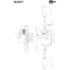 MOTTURA 86.G370 SERRATURA GOOUT CON MANIGLIONE DI EMERGENZA