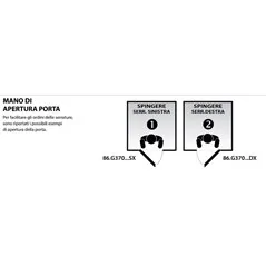 MOTTURA 86.G970 LOCK GOOUT MORTISE WITH PANIC BAR