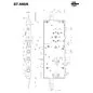 MOTTURA 87.440A LOCK DUAL CYLINDER A AUTOMATIC LOCKING E SBLOCCO DI EMERGENZA SERIE 87 MOTTURA 87.440A LOCK DUAL CYLINDER A AUTOMATIC LOCKING E SBLOCCO DI EMERGENZA SERIE 87