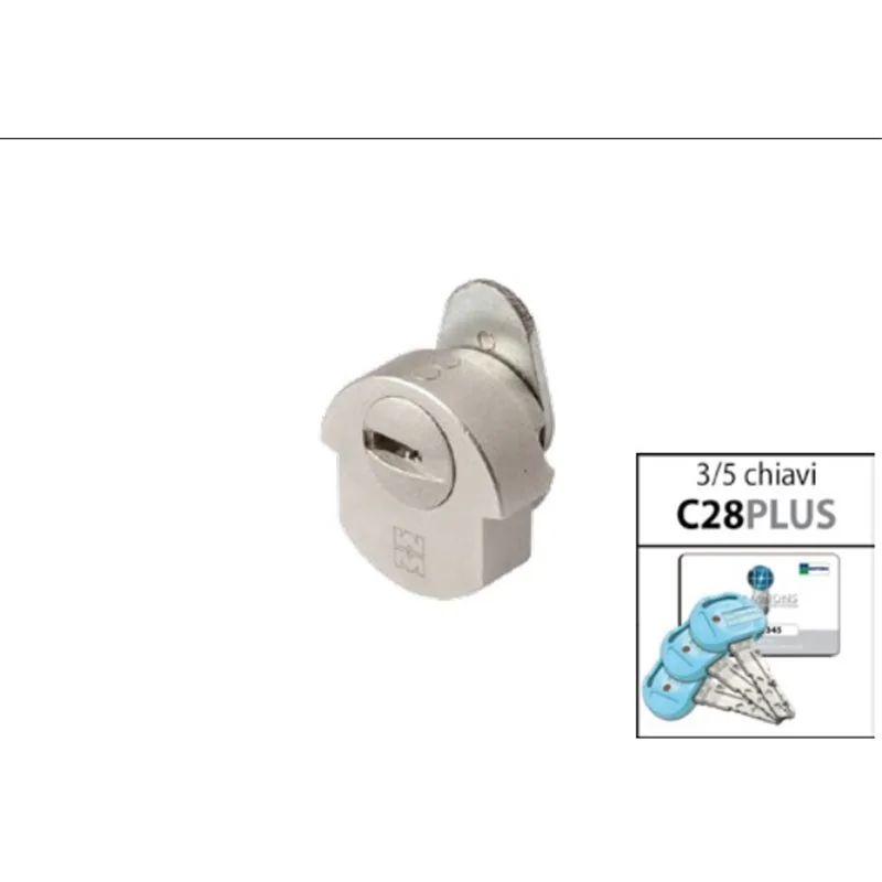 CILINDRO INTERNO DI RICAMBIO MOTTURA PER SERRATURE ELETTRICHE TIPO CISA 50141