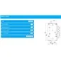 MOTTURA 89597L7 REPLACEMENT LOCK CALABRO' PLURISISTEMA ATTACCHI LATERALI
