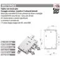 MOTTURA 89571CPC REPLACEMENT LOCK CPC DOUBLE-BITTED EXTENDED BOLTS