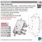 MOTTURA 89587CP5 REPLACEMENT LOCK CPC PLURISISTEMA