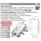 MOTTURA 89588DB SERRATURA RICAMBIO DIBI PLURISISTEMA