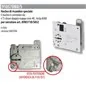 MOTTURA 91057DB NUCLEO DI RICAMBIO SPECIALE PER SERRATURA DIBI 89N571