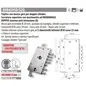 MOTTURA 8984595/2Q SERRATURA RICAMBIO DIERRE DOPPIO CILINDRO AD INGRANAGGI