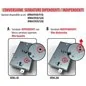MOTTURA 8984595/3Q SERRATURA RICAMBIO DIERRE DOPPIO CILINDRO AD INGRANAGGI