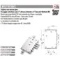 MOTTURA 89571EF3 SERRATURA RICAMBIO EFFEPI DOPPIA MAPPA EASY GO
