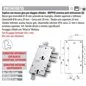 MOTTURA 898596TO REPLACEMENT LOCK TORTEROLO & RE DUAL CYLINDER