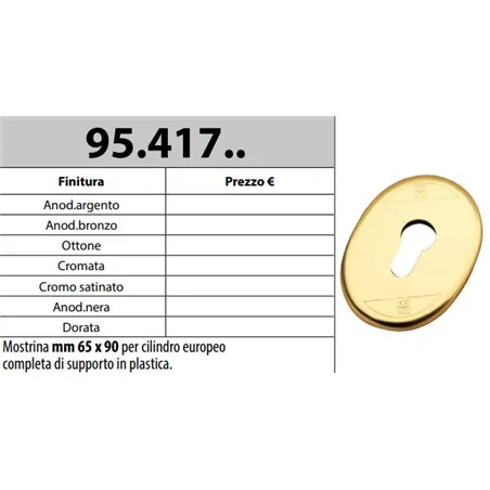 MOTTURA 95.417 MOSTRINA INTERNA MAGGIORATA PER CILINDRO MOTTURA