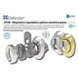 DEFENDER MAGNETICO DF481 REGOLABILE A GHIERA MOSTRINA PIENA MOTTURA PER CILINDRI EUROPEI