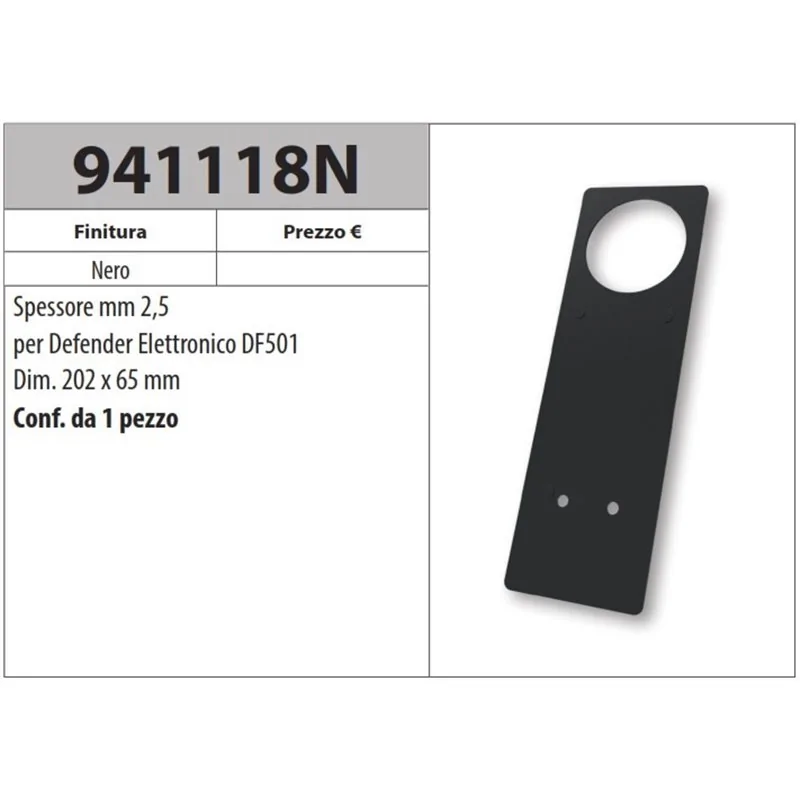 MOTTURA 94.1118N DISTANZIALE PER DEFENDER ELETTRONICO SPESSORE 2,5 MM MOTTURA 94.1118N DISTANZIALE PER DEFENDER ELETTRONICO SPESSORE 2,5 MM