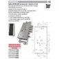 MOTTURA 89795SPE SERRATURA SPECIALE MULTIFUNZIONE SERIE 89 DOPPIA MAPPA