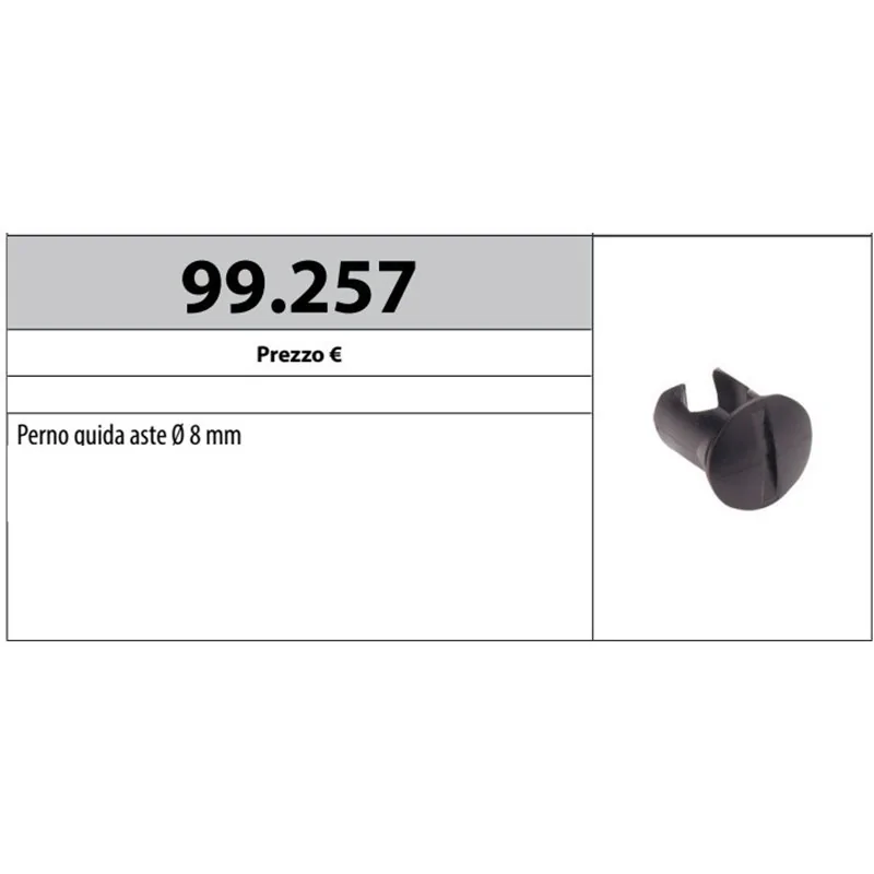 MOTTURA 99.257 PERNO GUIDA ASTA Ø8 MOTTURA 99.257 PERNO GUIDA ASTA Ø8