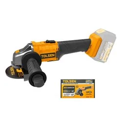 SMERIGLIATRICE ANGOLARE Ã˜115 20V CORDLESS SOLO CORPO TOLSEN 87223