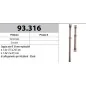 MOTTURA 93.316 ADJUSTABLE BAR PAIR FOR ASTABLOCK AND XCODE