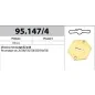 MOTTURA 95.147/4 MOSTRINA ESTERNA PER SERRATURE SERIE 20 MOTTURA