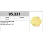 MOTTURA 95.221 MOSTRINA PER SERRATURE CON CHIAVE A SPILLO VARIE SERIE