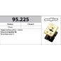 MOTTURA 95.225 MOSTRINA ESTERNA E INTERNA PER SERRATURE SERIE 41MAPPA SUPPORTO IN PLASTICA