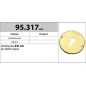 MOTTURA 95.317 MOSTRINA PIANA Ø81PER CILINDRO EUROPEO