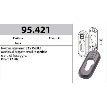 MOSTRINA 95.421 PER SERRATURA 47.902