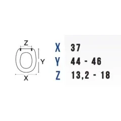 COPRIWATER MODELLO TAORMINA DI CERAMICHE CESAME