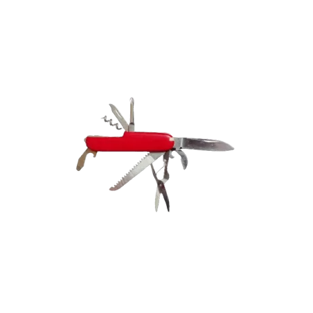 COLTELLINO TIPO SVIZZERO 8 USI LAMA INOX AUSONIA