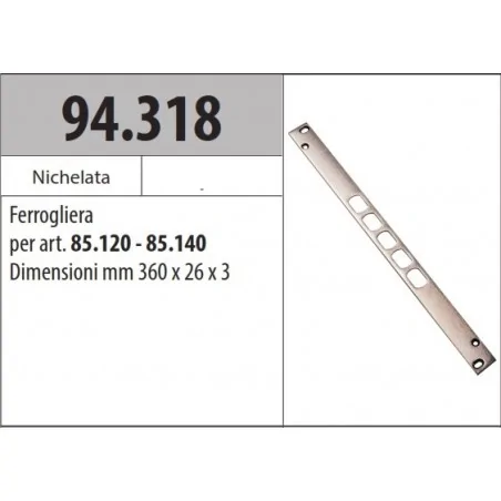 MOTTURA 94.318 FERROGLIERA PER SERRATURE SERIE 85