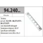 MOTTURA 94.240 FERROGLIERA PER SERRATURE SERIE 52 SERIE 84 SERIE 85 MOTTURA 94.240 FERROGLIERA PER SERRATURE SERIE 52 SERIE 84 SERIE 85
