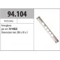 MOTTURA 94.104 FERROGLIERA PER SERRATURA ELETTRICA 7214ELE