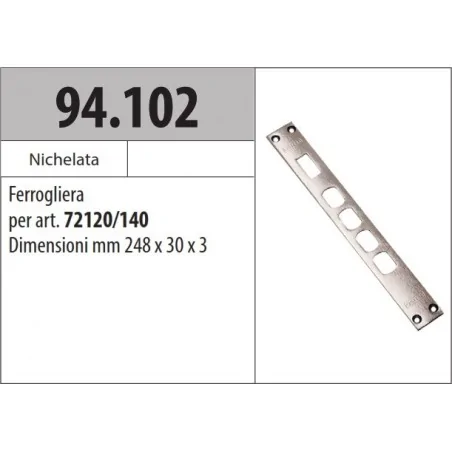 copy of MOTTURA 94.072 FERROGLIERA PER DEVIATORI SERIE 96