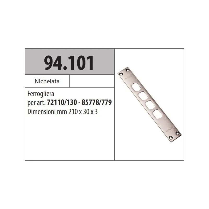 MOTTURA 94.101 FERROGLIERA PER SERIE 72 E SERIE 85