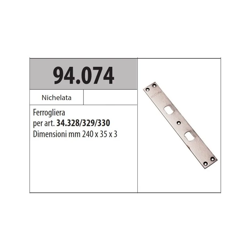 MOTTURA 94.074 FERROGLIERA PER SERIE 34