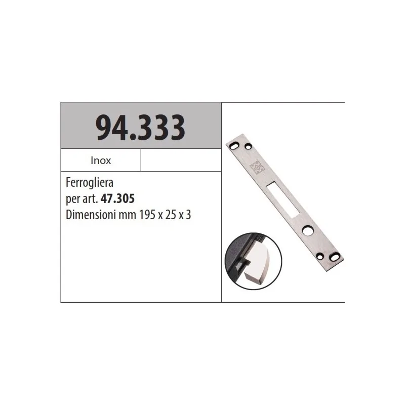 MOTTURA 94.341 FERROGLIERA PER DEVIATORE SERIE 96