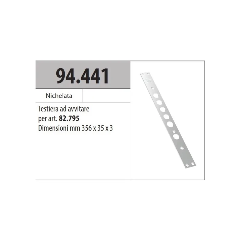 copy of MOTTURA 94.411 FERROGLIERA PER SERRATURE SHARK SERIE 47