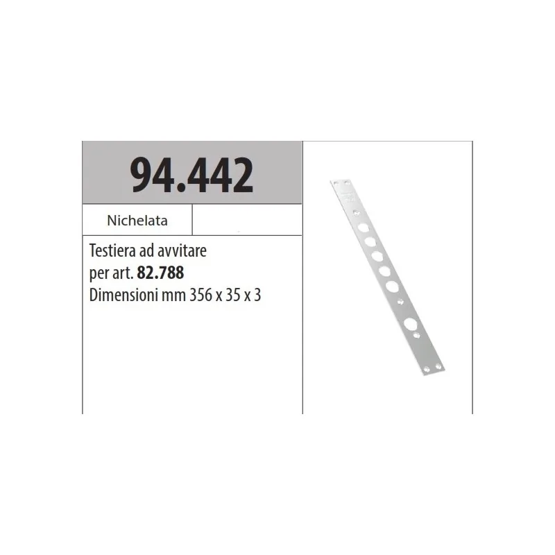 MOTTURA 94.442 TESTIERA AD AVVITARE PER SERRATURA 82.788