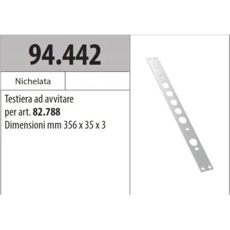MOTTURA 94.442 TESTIERA AD AVVITARE PER SERRATURA 82.788