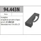 MOTTURA 94.443N FERROGLIERA AD APPLICARE PER SERRATURE SERIE 37 MOTTURA 94.443N FERROGLIERA AD APPLICARE PER SERRATURE SERIE 37