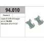 MOTTURA 94.010 COPPIA STAFFE FISSAGGIO PER DEVIATORE 96.030 MOTTURA 94.010 COPPIA STAFFE FISSAGGIO PER DEVIATORE 96.030