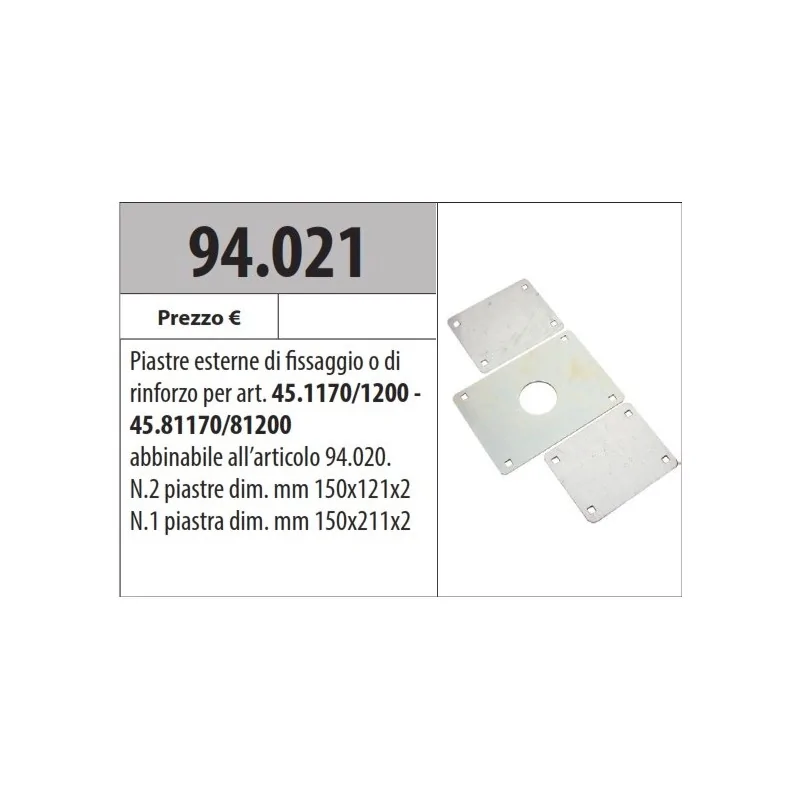 copy of MOTTURA 94.001 TESTIERA SMONTABILE PER SERRATURE MOTTURA SERIE 52 SERIE 84 SERIE 85 SERIE 3DKEY