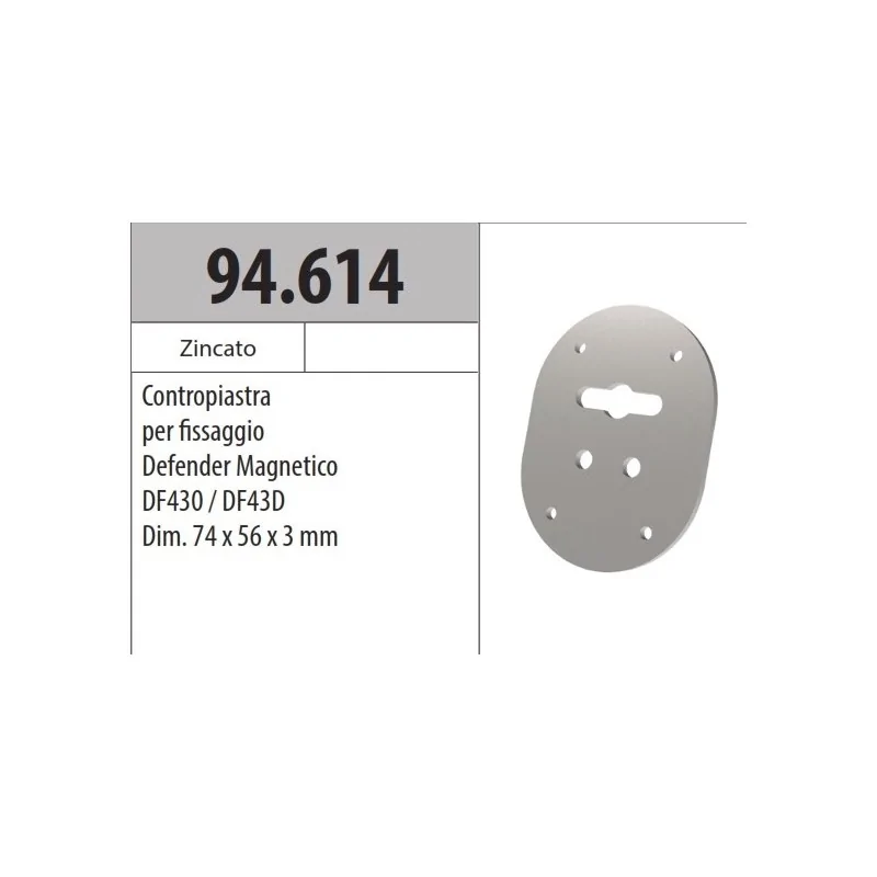 copy of MOTTURA 94.613 PIASTRINA PER FISSAGGIO DEFENDER INTERASSE 26 MM