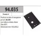 MOTTURA 94.035 PIASTRA AL MANGANESE PER SERRATURA MOTTURA 64.561